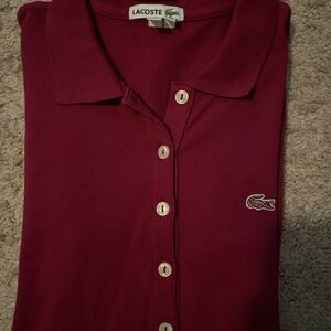 Lacoste limited edition long sleeve polo